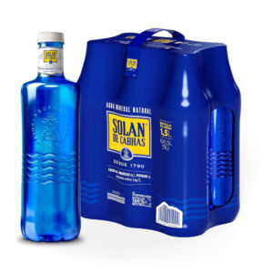 Agua Mineral Solán de Cabras - Botella Plástica, 1.5 L, 6 uds
