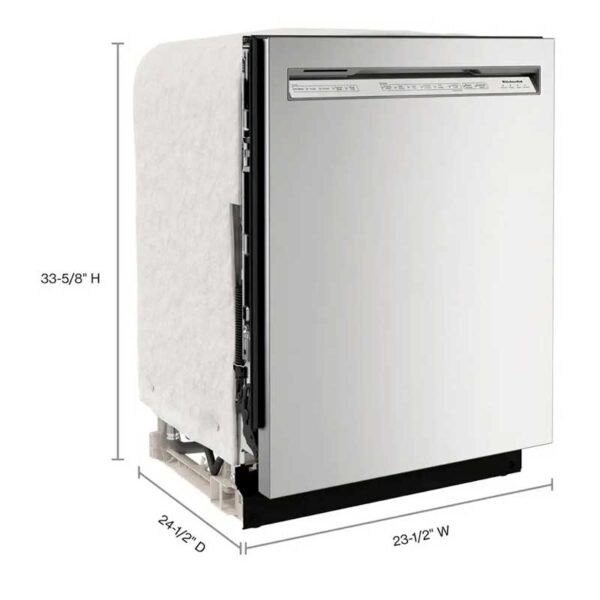 Lavaplatos KitchenAid en Acero Inoxidable KDFE104KPS 24"