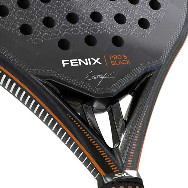 Siux-Fenix-Pro-5-Black-Back Pala de Pádel Siux Fenix Pro 5 Black