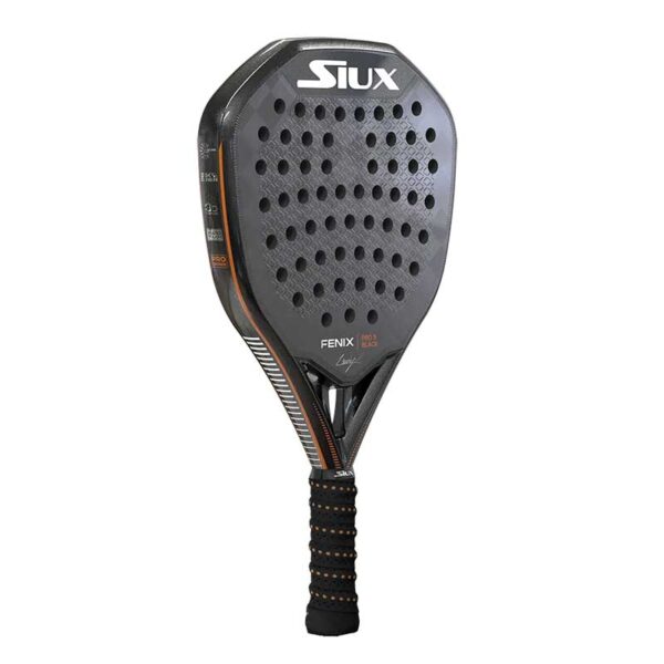 Siux-Fenix-Pro-5-Black-Turn-5 Pala de Pádel Siux Fenix Pro 5 Black