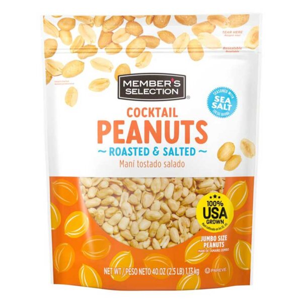 Maní Salados Asado tostado 40 oz