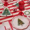 Servilletas Tipo Buffet con Motivo "Merry & Bright" (20 uds)