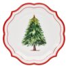Platos Desechables Grandes con Motivo "Merry & Bright" de 10" (8 uds)
