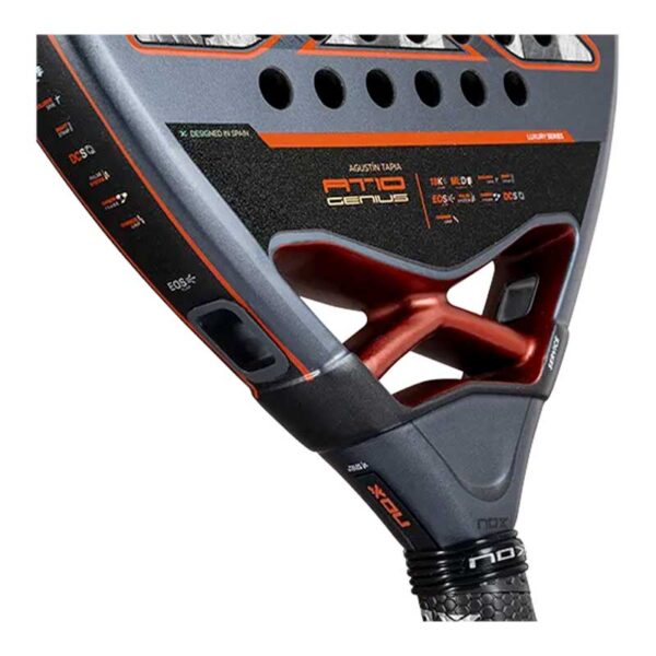 Pala de Pádel NOX AT10 Genius 18K Alum 2025 Agustín Tapia