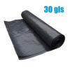 Fundas Negra 30 gls Fundas Plásticas Negras de 30 gls (100 uds)