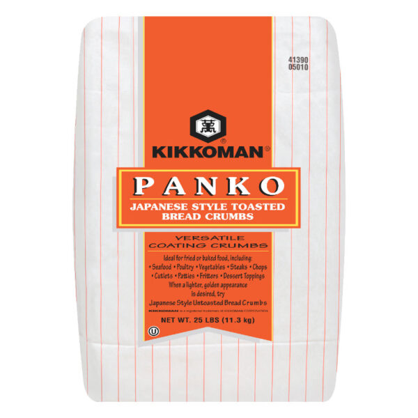 Pan Rallado Kikkoman Panko - Estilo Japonés, 25 lbs