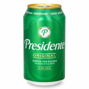 Cerveza Presidente Regular - Lata, 12 oz