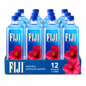 Agua Mineral Fiji - Botella Plástica, 12 uds, 1000 ml