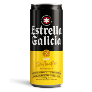 Cerveza Estrella Galicia Sin Gluten - Lata, 11.2 oz