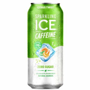 Agua Carbonatada Sparkling Ice Caffeine - Citrus Twist, 16 oz