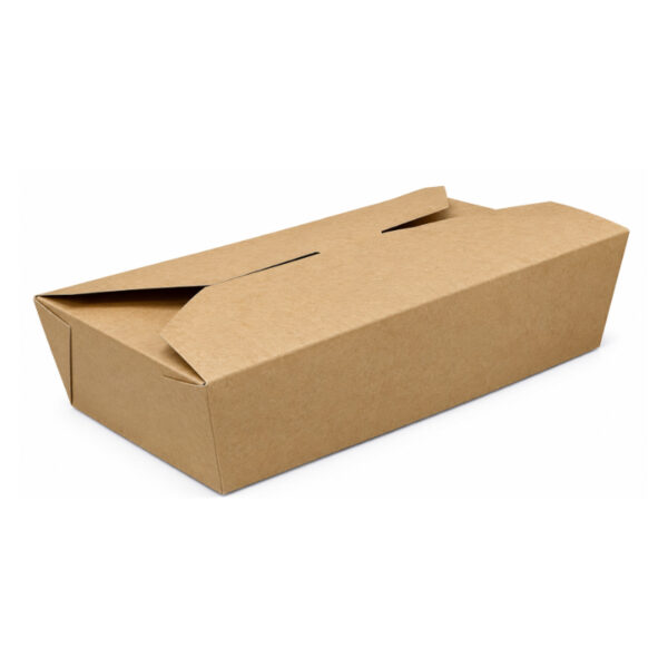 Cajas Kraft para Llevar 90 oz - 50 uds Cajas Kraft para Llevar 90 oz - 50 uds