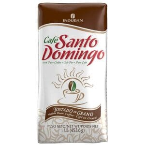 Café Santo Domingo Tostado en Granos, 1 lb