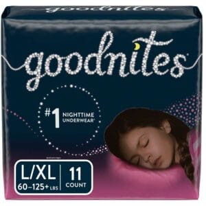 Pañales GoodNites Bedtime Pants Unisex L-XL (11 uds)