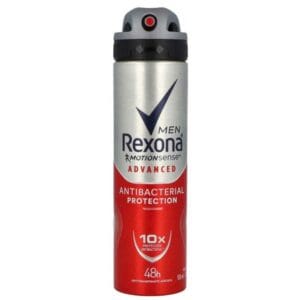 Rexona Hombre Antitranspirante Aerosol Antibacterial, 150 ml
