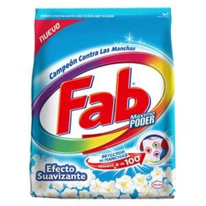Detergente Fab Maximo Poder Efecto Suavizante, 1700 g