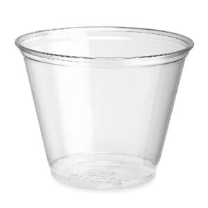 Vaso Desechable Plástico PET 9 oz Bajo (50 uds)