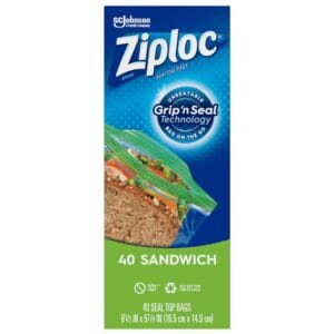 Bolsas Ziploc con Cierre Sandwich (40 uds)