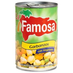 Garbanzos con Vegetales La Famosa 15 oz