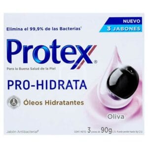 Jabón Protex Pro Hidrata Oliva (3 uds)
