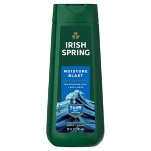 Jabón Líquido de Ducha Corporal Irish Spring Moisture Blast, 20 oz