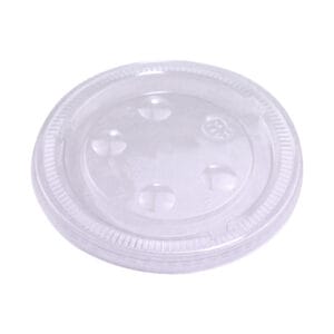 Tapa para Vaso Plástico Transparente Plastifar sin Ranura 5-12 oz (100 uds)