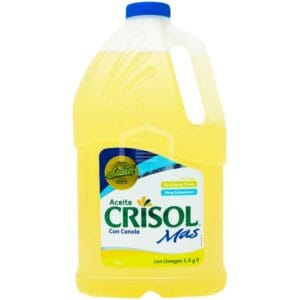 Aceite Crisol Mas Puro de Soya con Canola, 64 oz