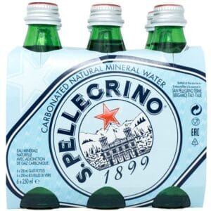 Agua Mineral Natural con Gas San Pellegrino, 250 ml (6 pack)