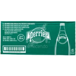 Agua Mineral Natural con Gas Perrier, 330 ml Caja (24 uds)