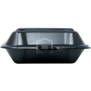 Bandeja Foam 8" x 8" Negra sin División Plastifar 200 uds