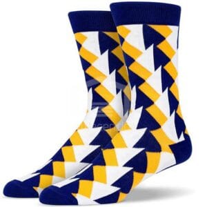 Medias Soxy Blue Orange Triangle