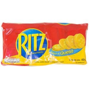 Galletas Saladitas Rellenas con Crema Sabor a Queso Ritz, 360 g (12 uds)