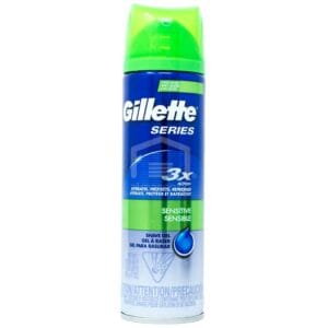 Gel para Rasurar Gillette Series Sensitive, 7 oz