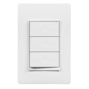 Interruptor Triple c/ Luz Piloto Bticino LUZICA, 15 Amp