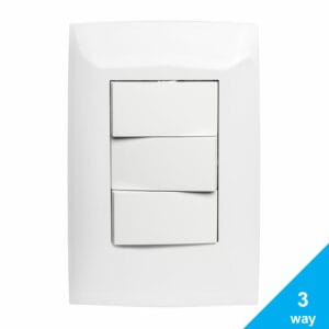 Interruptor Triple Leviton CIEN para 3-Way, 10 Amp