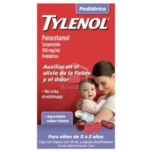 Jarabe Tylenol Parecetamol Solucion Gotas, 15 ml