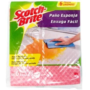 Scotch-Brite Paño Esponja Biodegradable (6 uds)