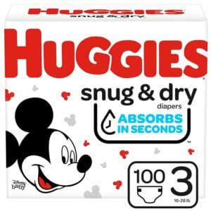 Pañales Huggies Snug & Dry No. 3 Caja (100 uds)