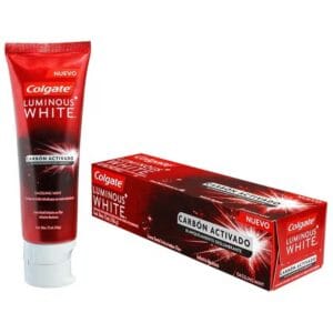 Pasta Dental Colgate Luminous White Carbón Activado, 106 g