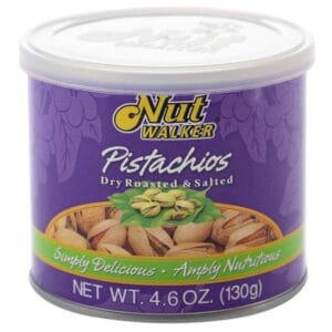Pistachos Nut Walker Salados y Asadas en seco, 4.6 oz
