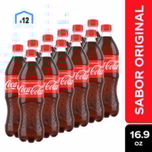 Refresco Coca Cola, 16.9 oz (12 uds)