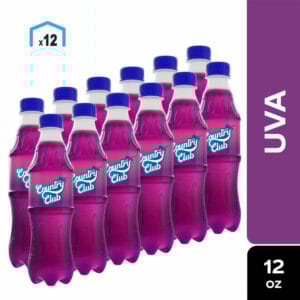 Refresco Country Club Sabor Uva, 13.5 oz (12 uds)