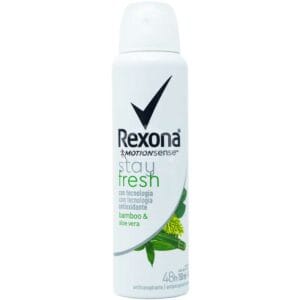 Rexona Mujer Antitranspirante Aerosol Stay Fresh Bamboo y Aloe Vera, 150 ml