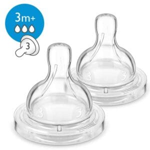 Tetina Philips Avent Anti-colic Flujo Medio 3m+, 2 uds