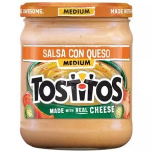 Tostitos Medium Salsa Con Queso, 15 oz