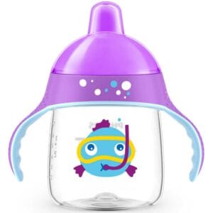 Vaso con Boquilla Philips Avent 12m+ Color Morado, 9 oz