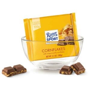 Chocolate Ritter Sport Cornflakes, 100 g