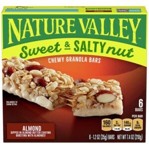 Granola Nature Valley Barras de Almendra 7.4 oz, (6 uds)