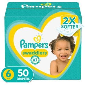 Pañales Pampers Swaddlers No. 6, Caja (50 uds)