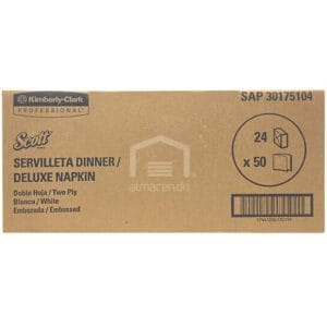 Servilletas Dinner Scott Doble Hoja Caja (24 x 50 uds)