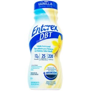 Suplemento Alimenticio Enterex para Diabéticos Sabor Vainilla, 8 oz